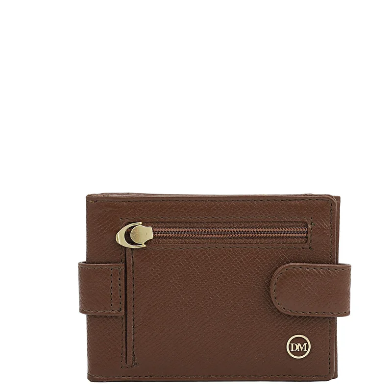Da Milano Franzy Leather Money Clip - Date